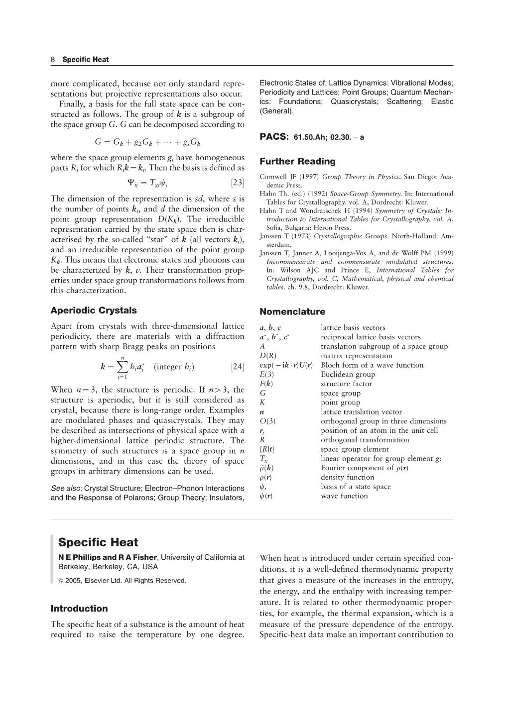 Specific Heat