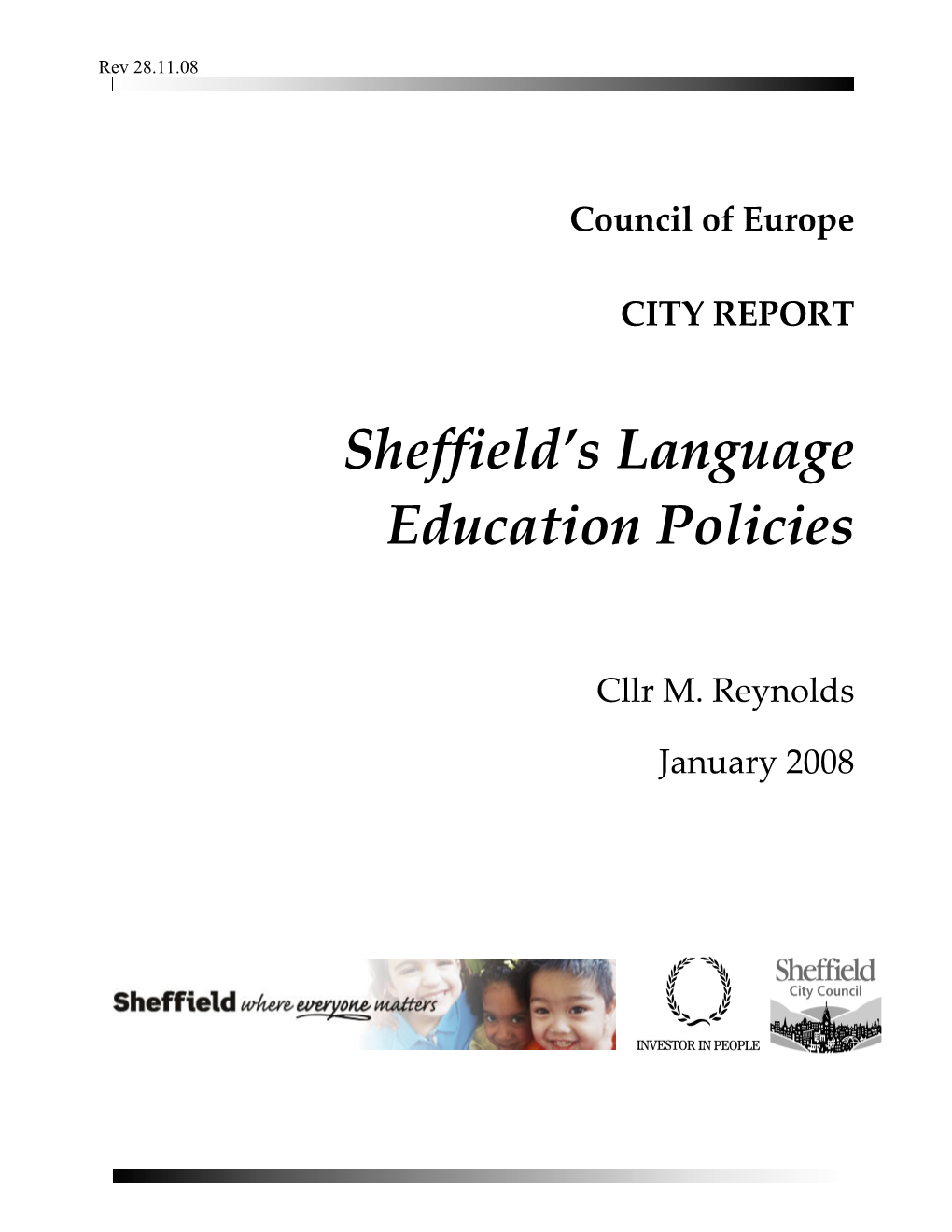 Sheffield's Language Education Policies