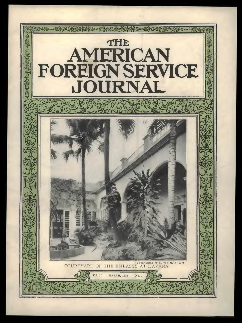 The Foreign Service Journal, March 1925