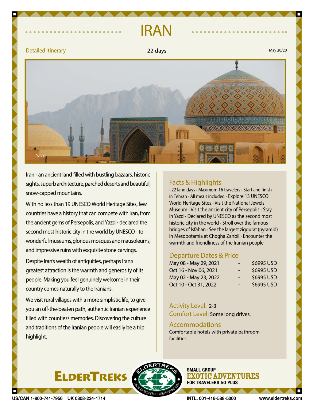 Download Iran Highlights Detailed Itinerary