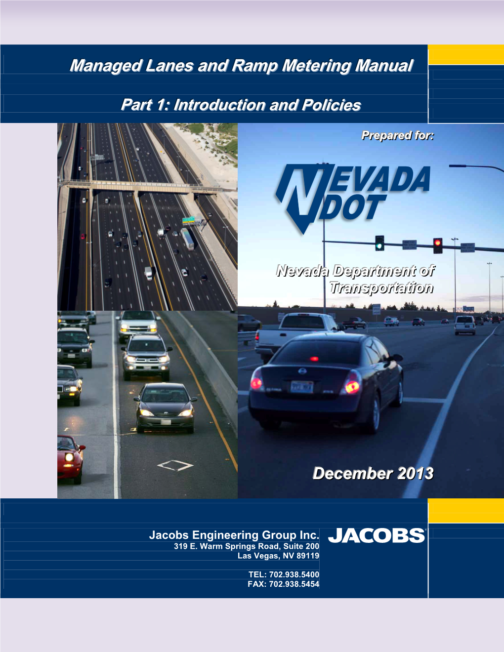 Managed Lanes and Ramp Metering Manual