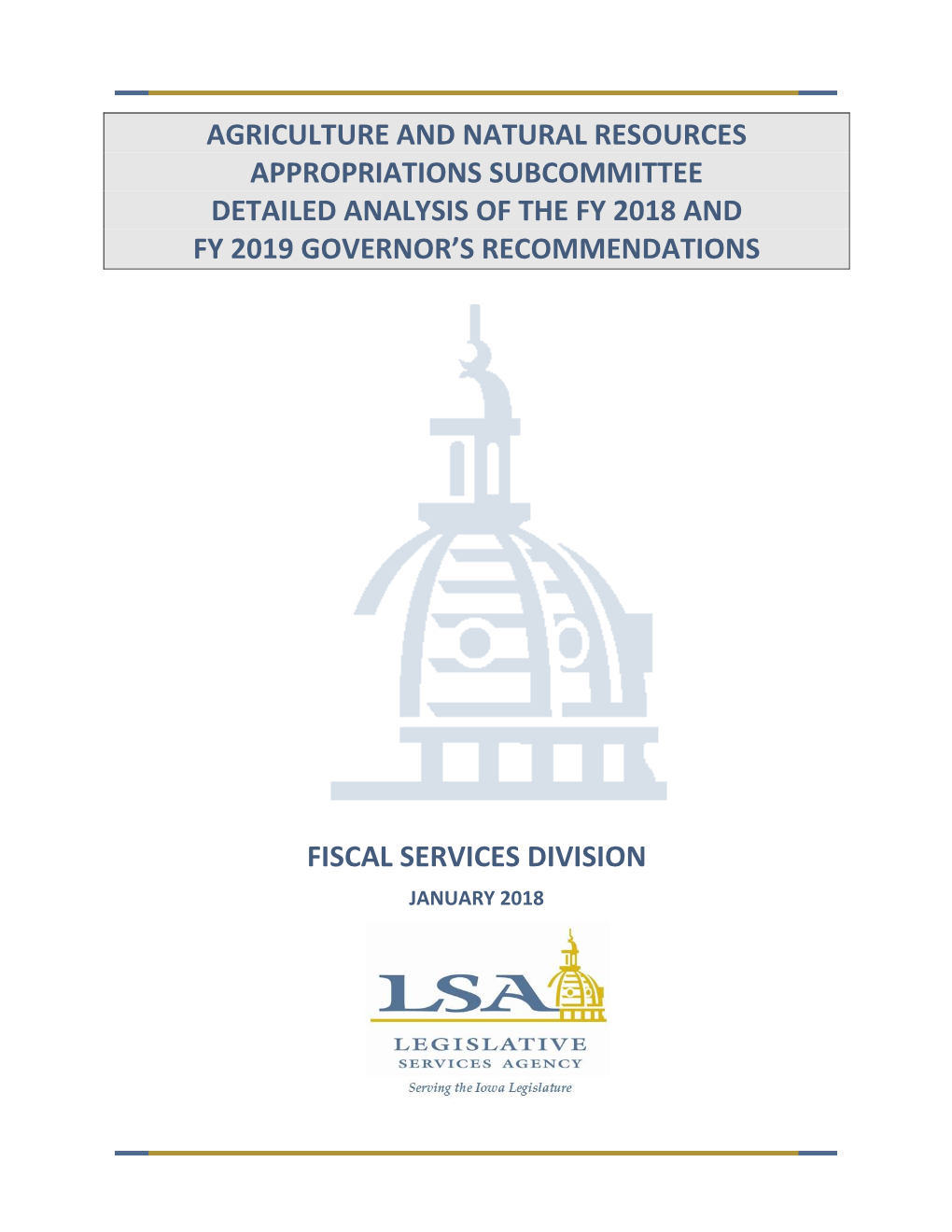 Agriculture and Natural Resources Subcommittee