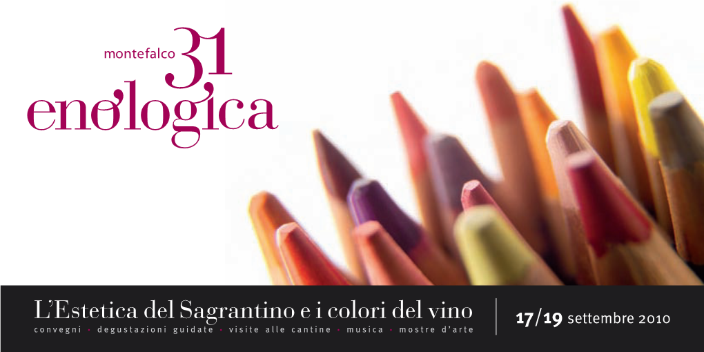 L'estetica Del Sagrantino E I Colori Del Vino