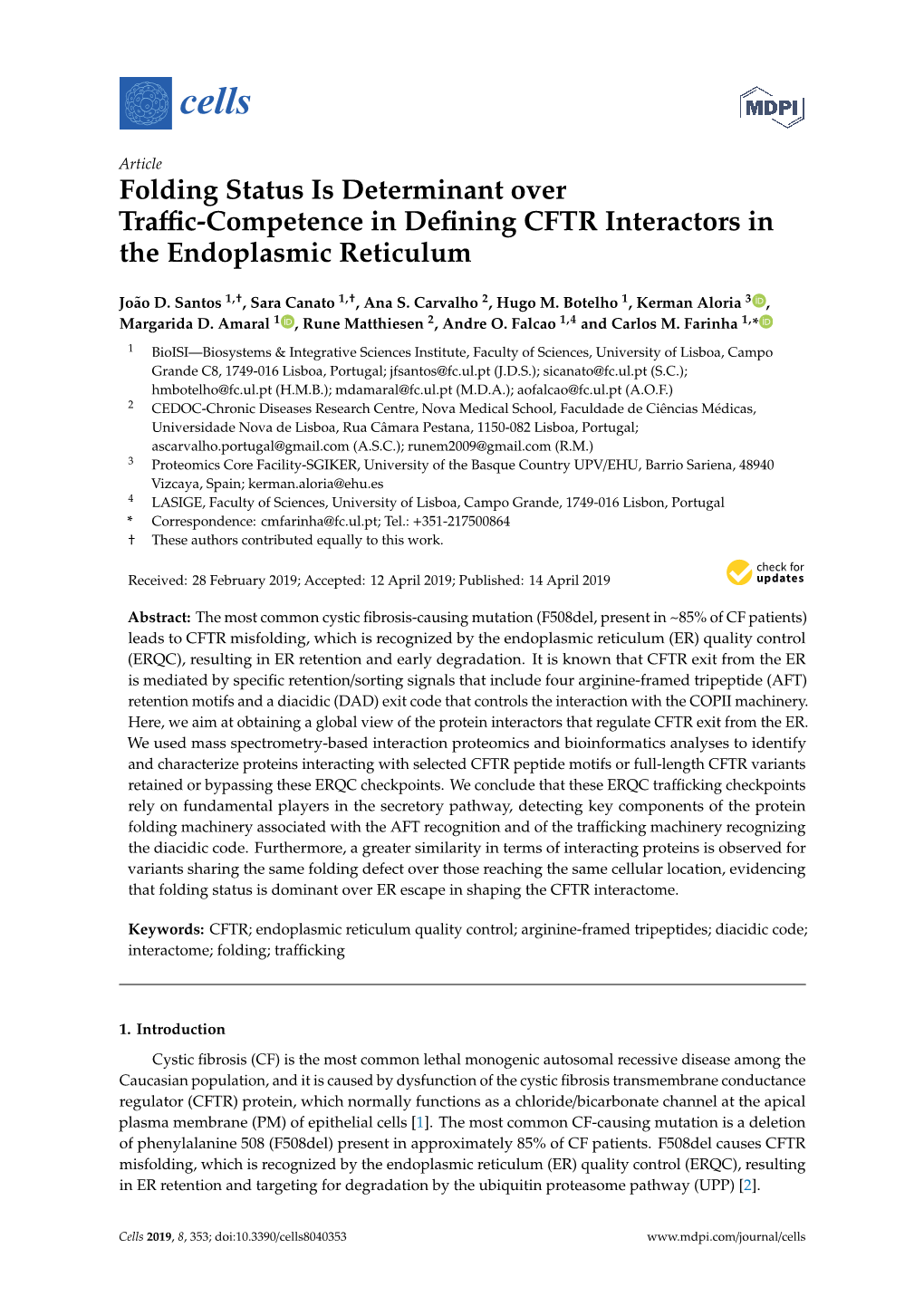 Folding Status Is Determinant Over Traffic-Competence in Defining