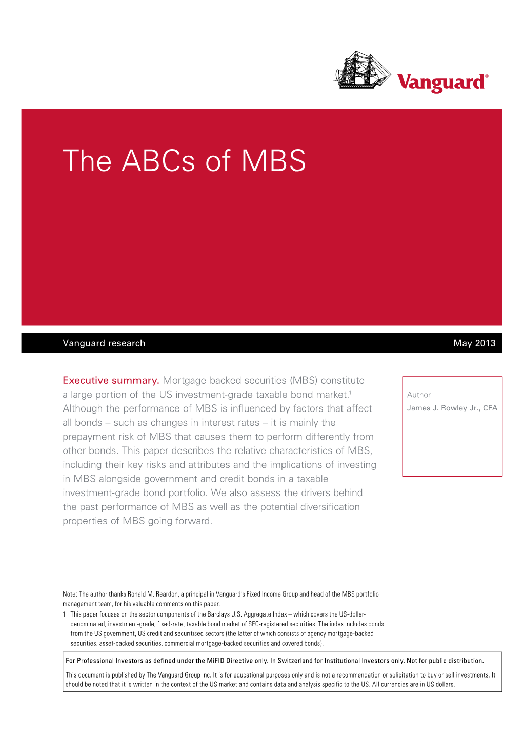 The Abcs of MBS