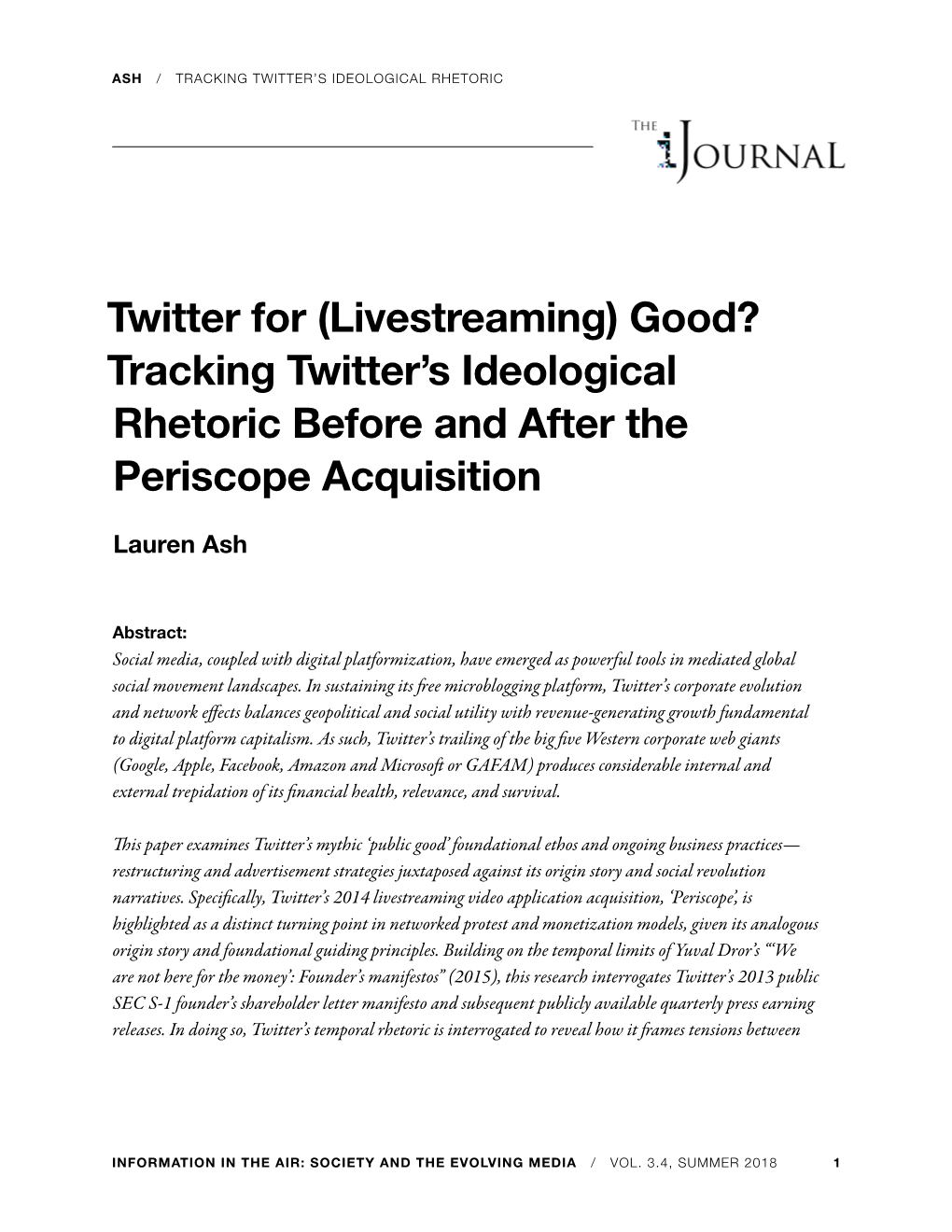 Twitter for (Livestreaming) Good? Tracking Twitter's