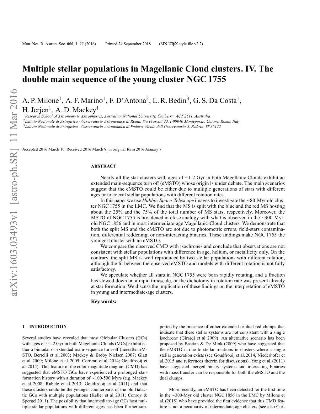 Multiple Stellar Populations in Magellanic Cloud Clusters. IV. The