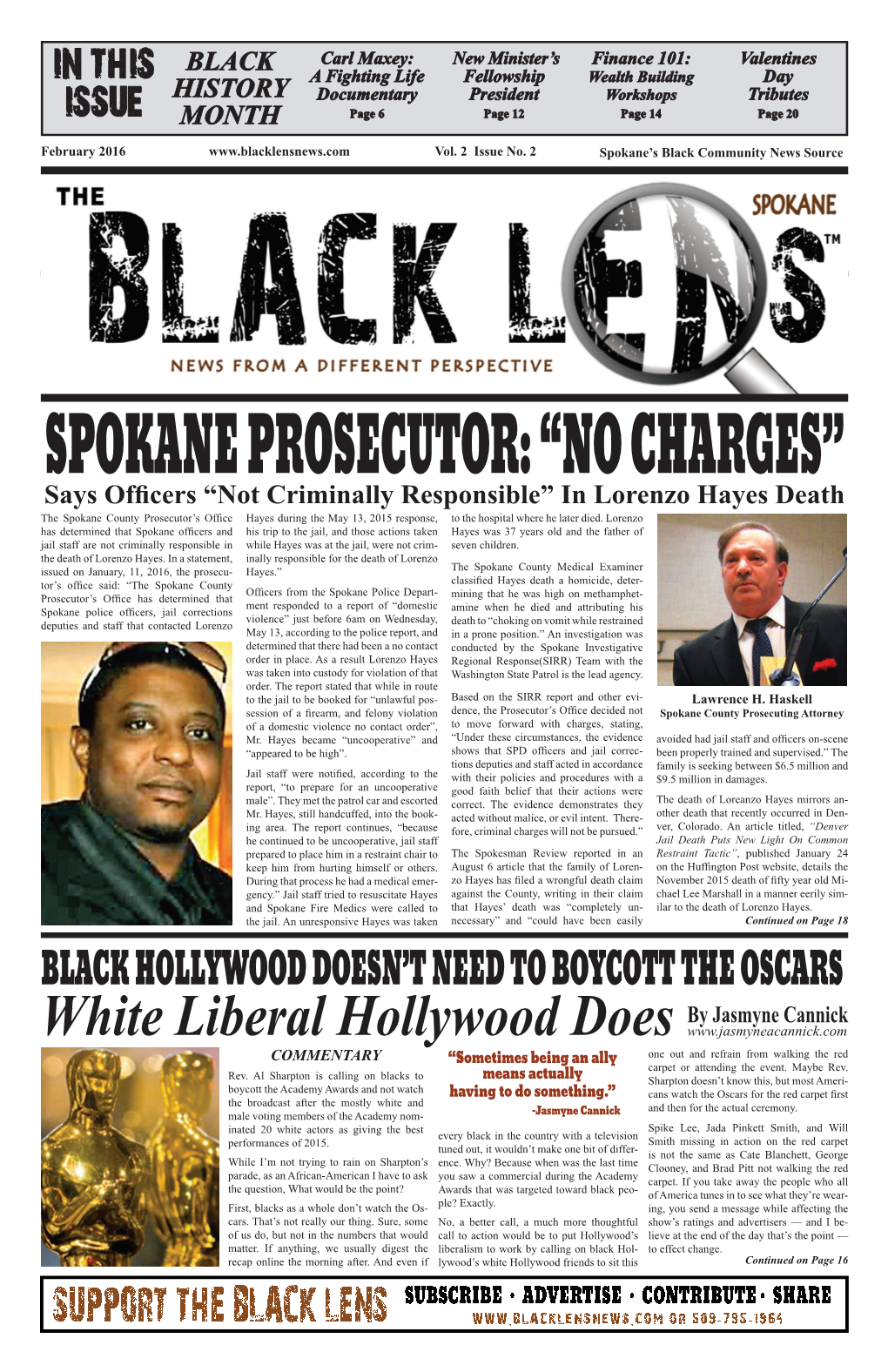 Spokane Prosecutor: “No Charges”