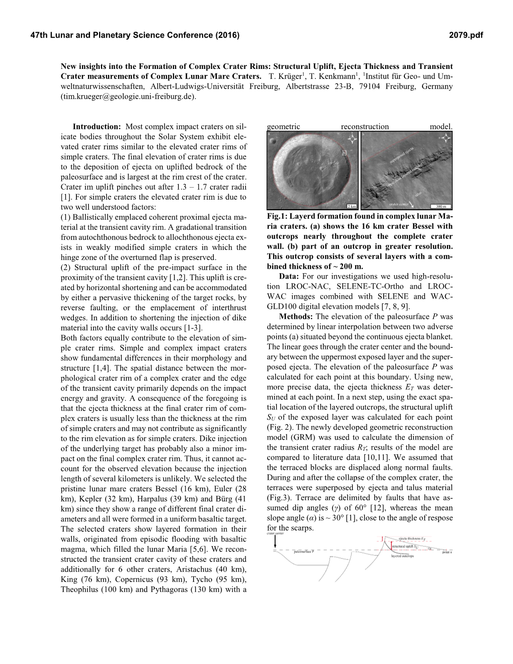 Structural Uplift, Ejecta Thickness and Transient Crater Measurements of Complex Lunar Mare Craters