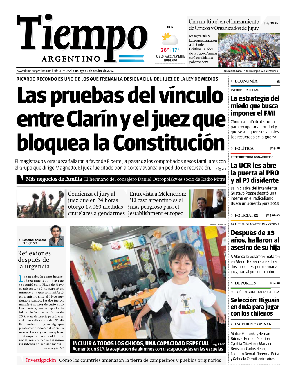 Las Pruebas Del Vínculo Entre Clarín Y El Juez Que Bloquea La Constitución