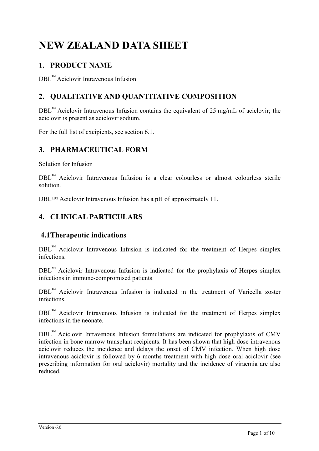 Data Sheet Template