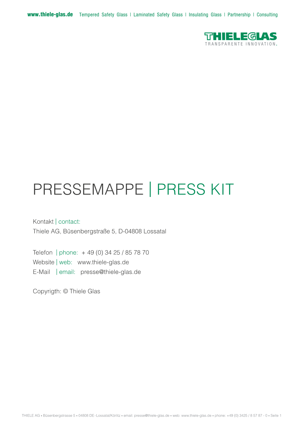 Pressemappe | Press Kit