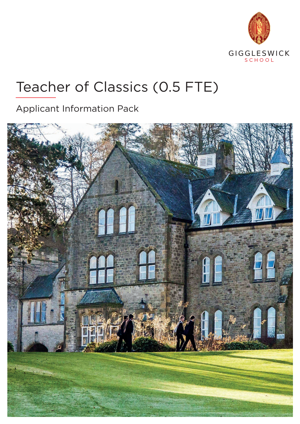 Teacher of Classics (0.5 FTE)