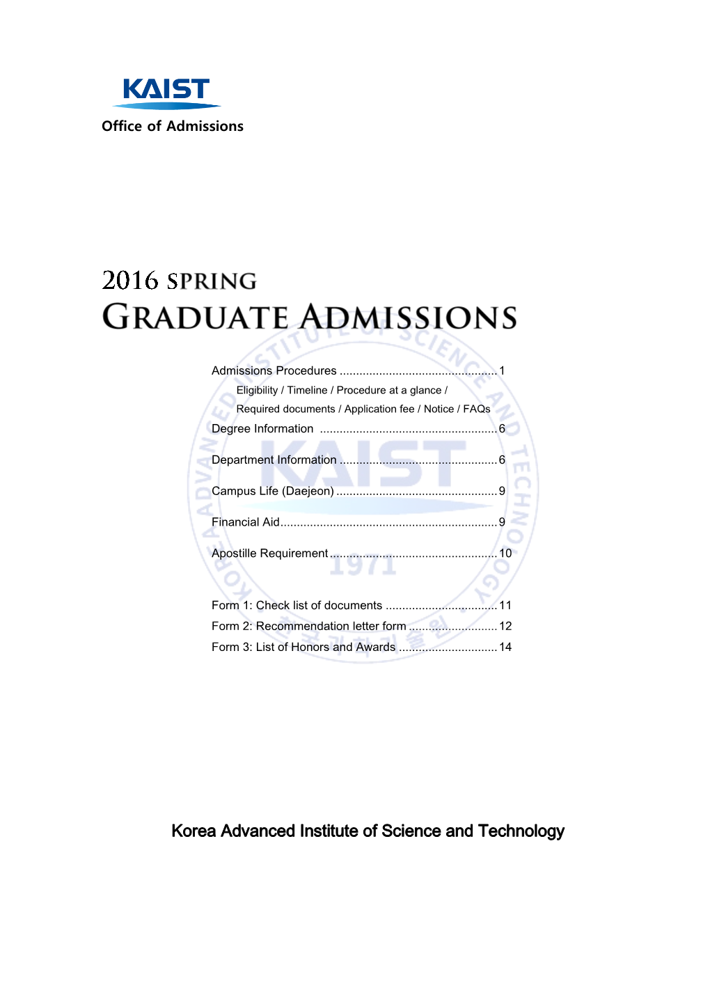 Korea Advanced Institute of Science and Technology