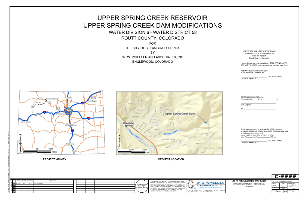Upper Spring Creek Reservoir Upper Spring