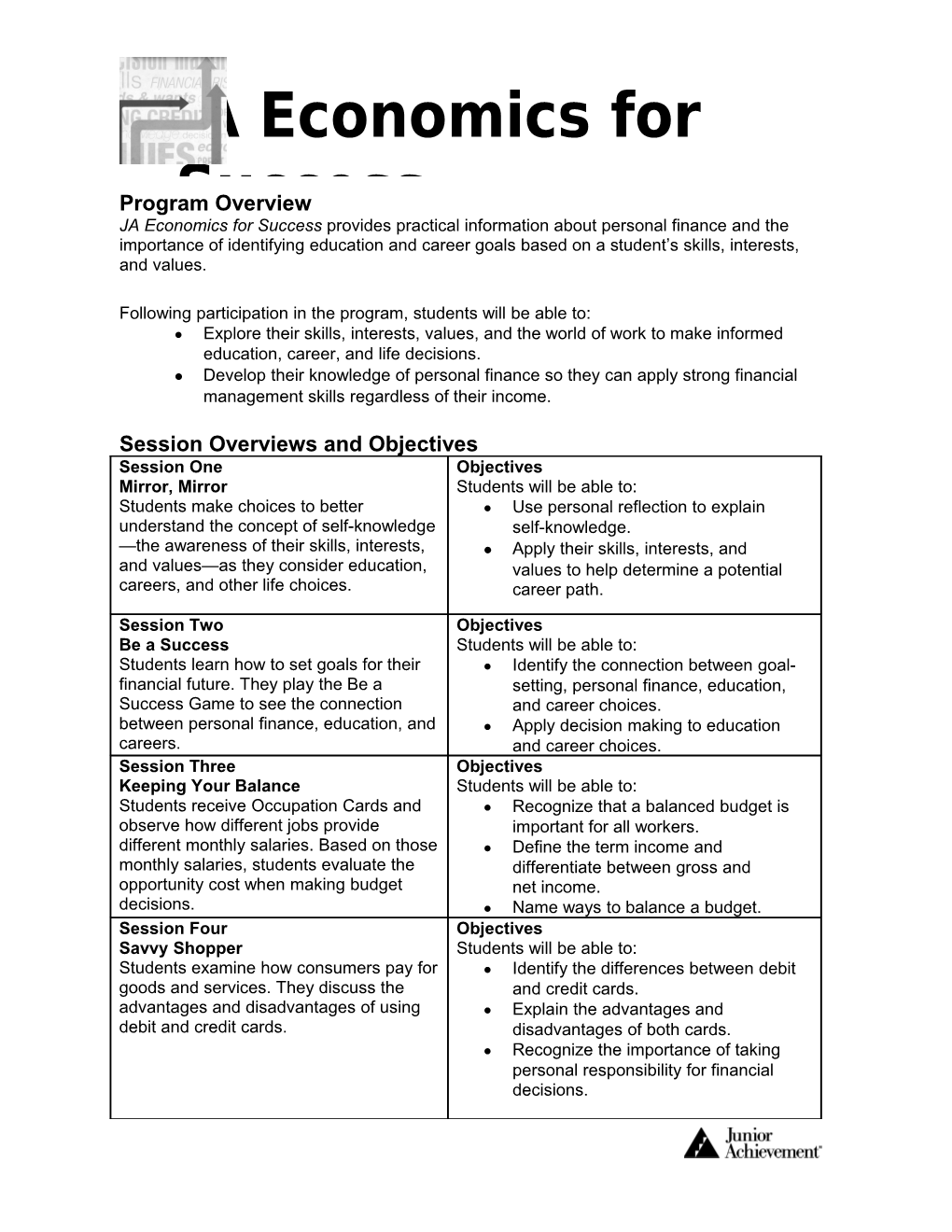 Program Overview s3