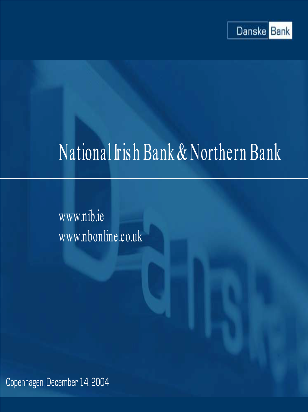 National Irish Bank & Northern Bank