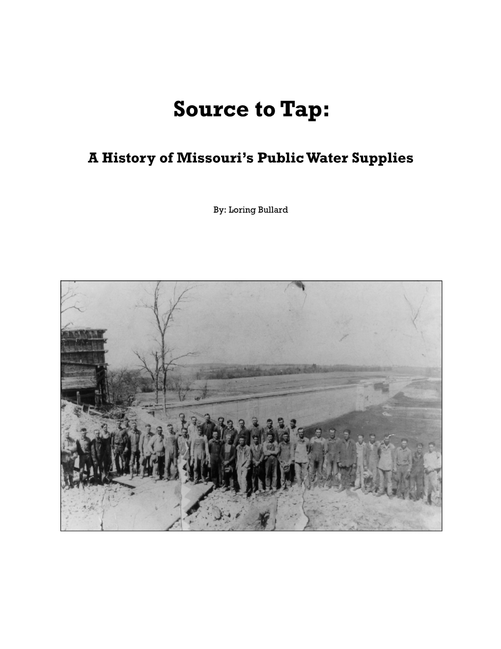 Source to Tap: a History of Missouri's Public Water Supplies