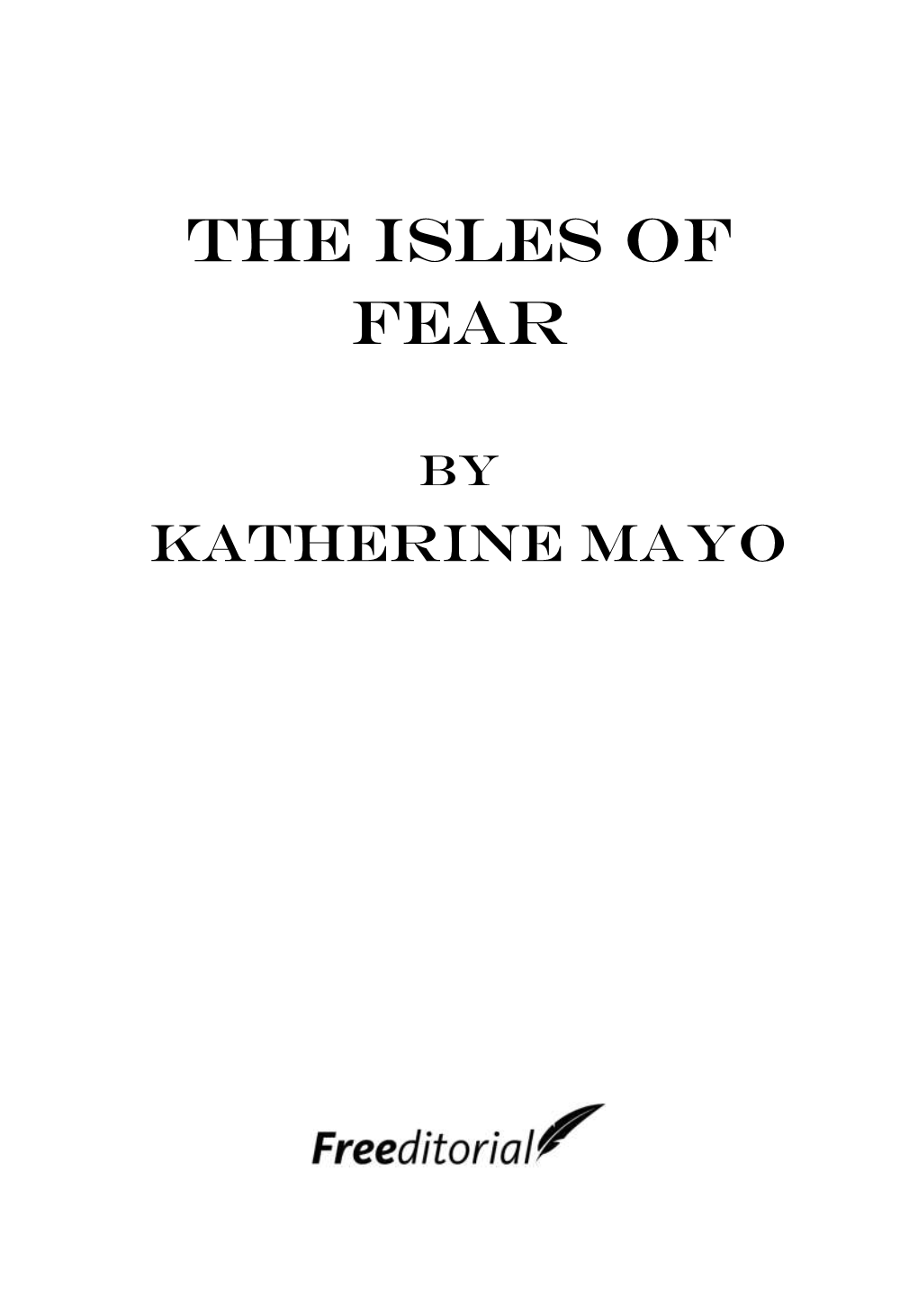 The Isles of Fear