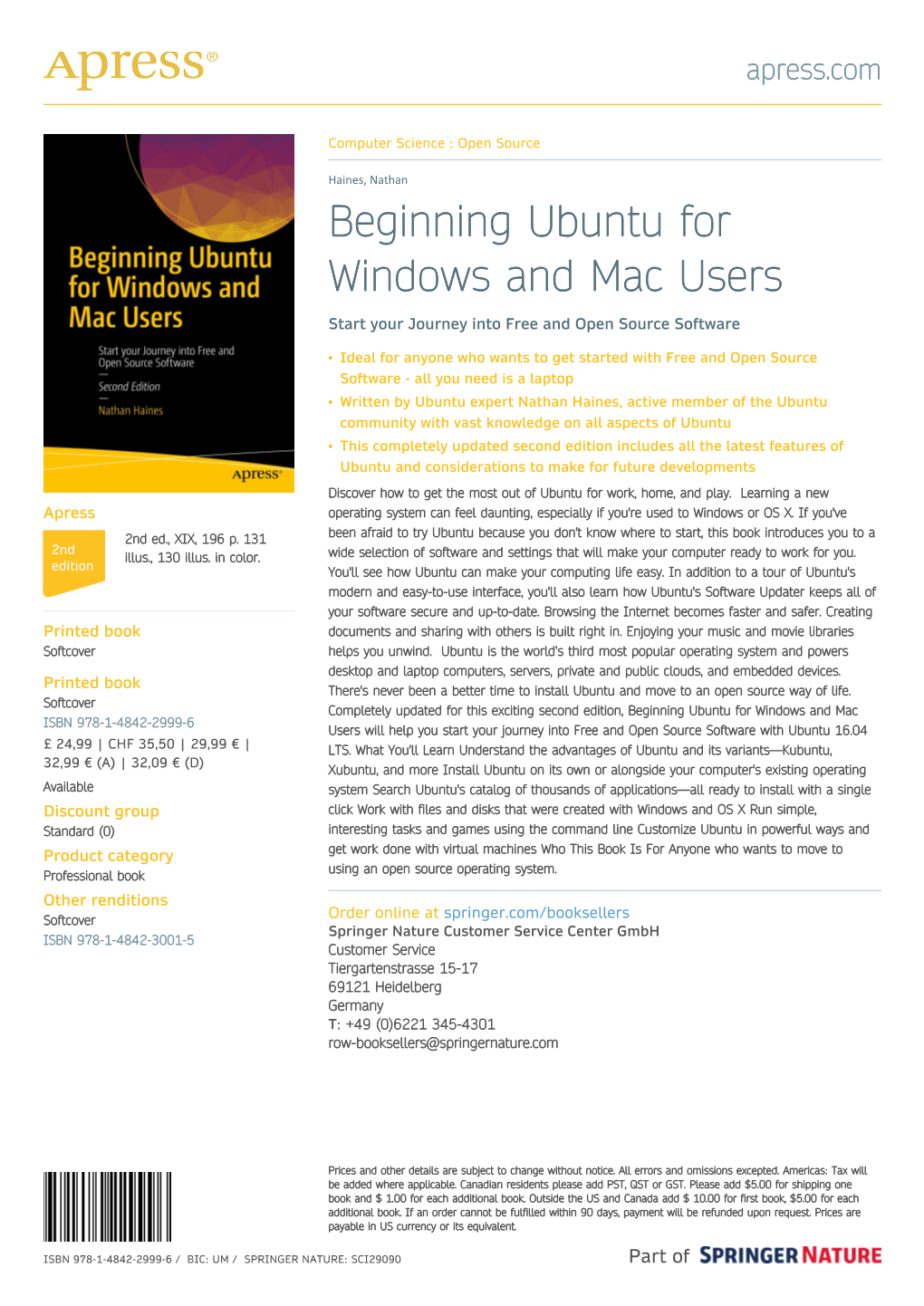 Beginning Ubuntu for Windows and Mac Users Start Your Journey Into Free and Open Source Software