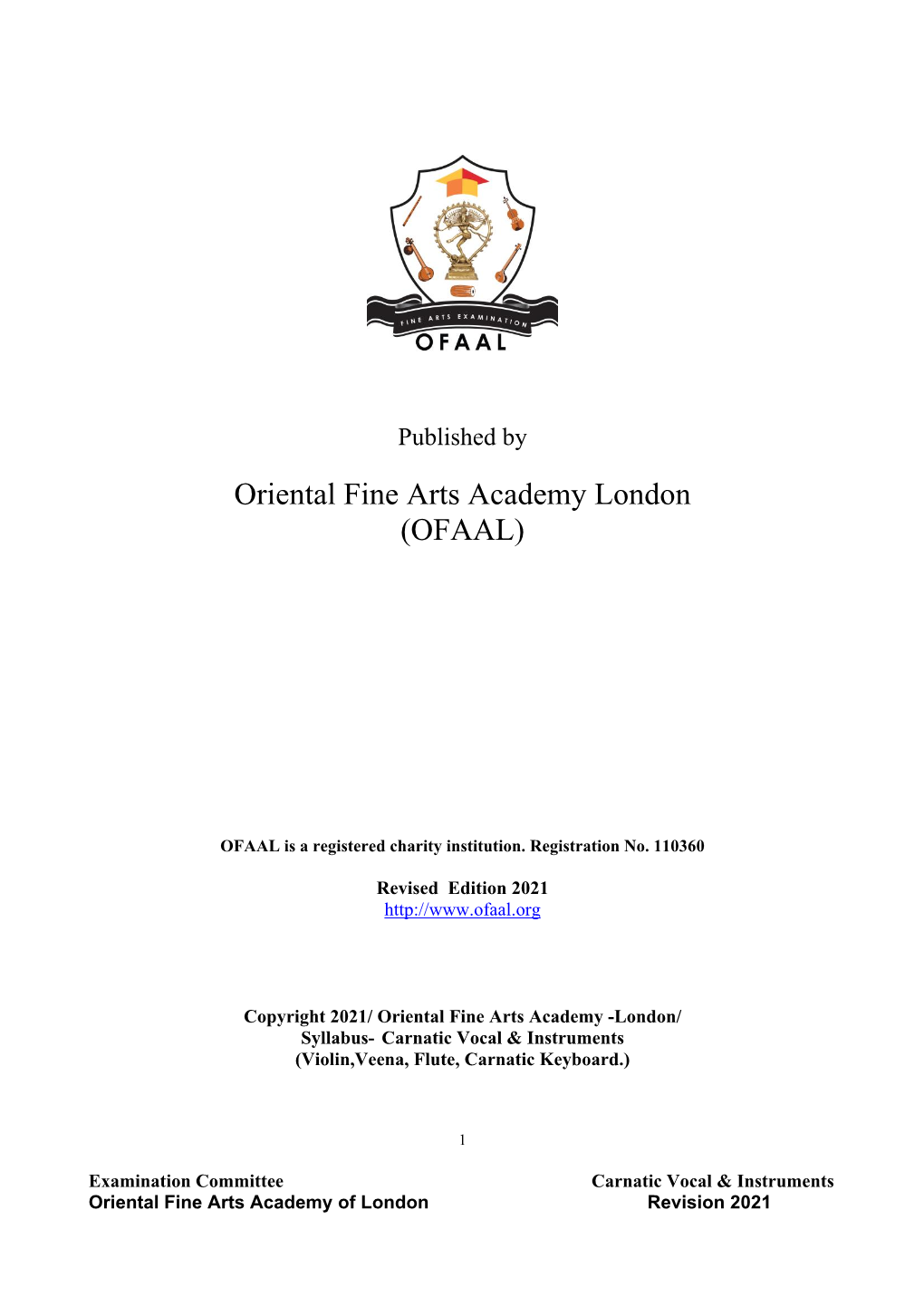 Oriental Fine Arts Academy London (OFAAL)