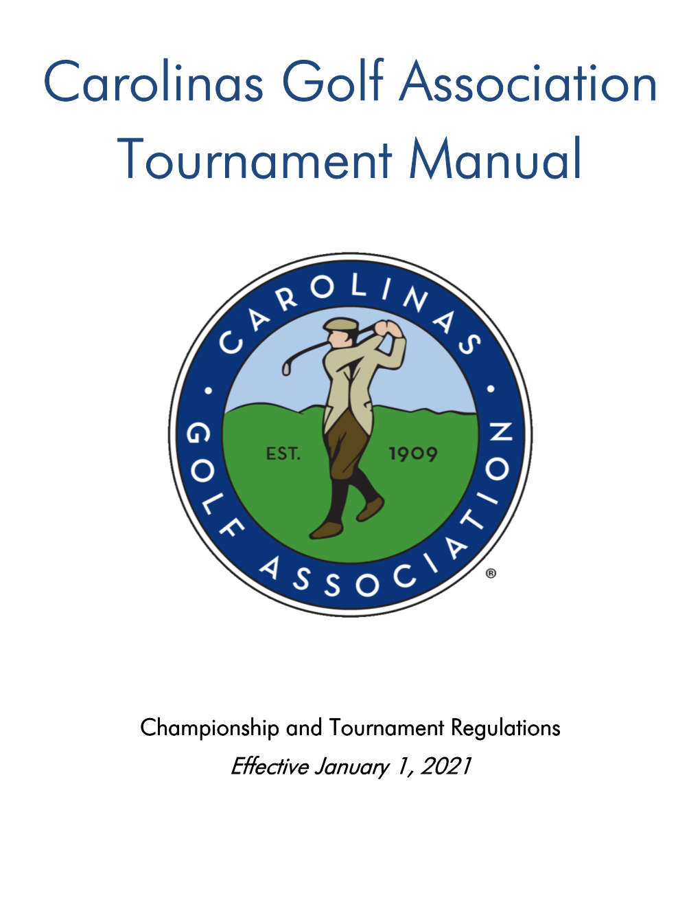 Tournament Manual