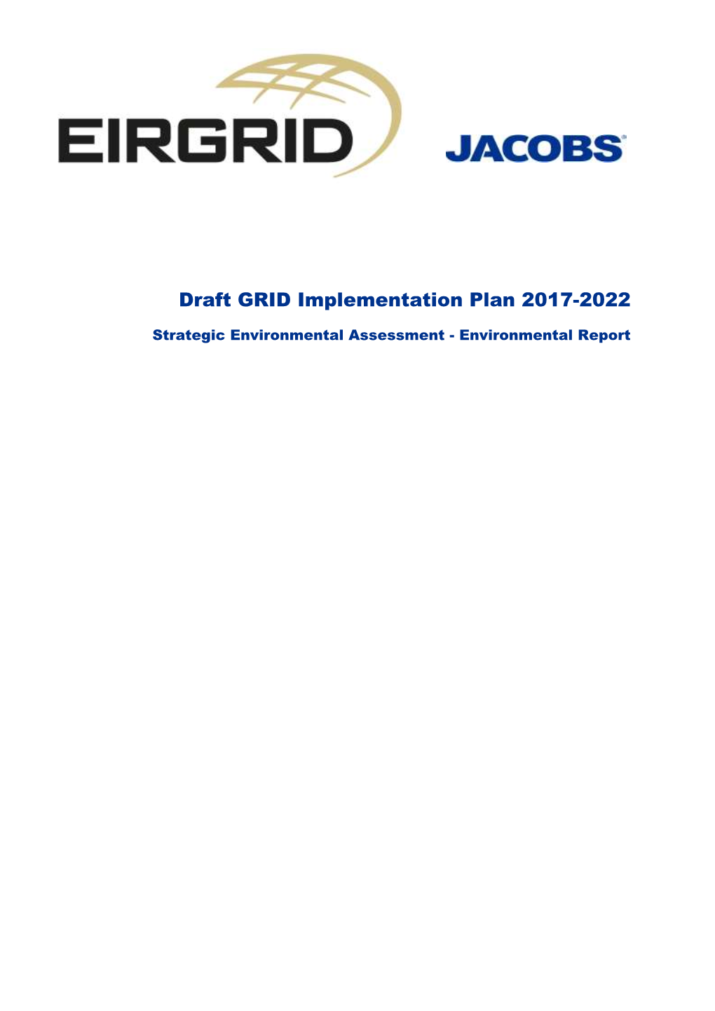 Draft GRID Implementation Plan 2017-2022