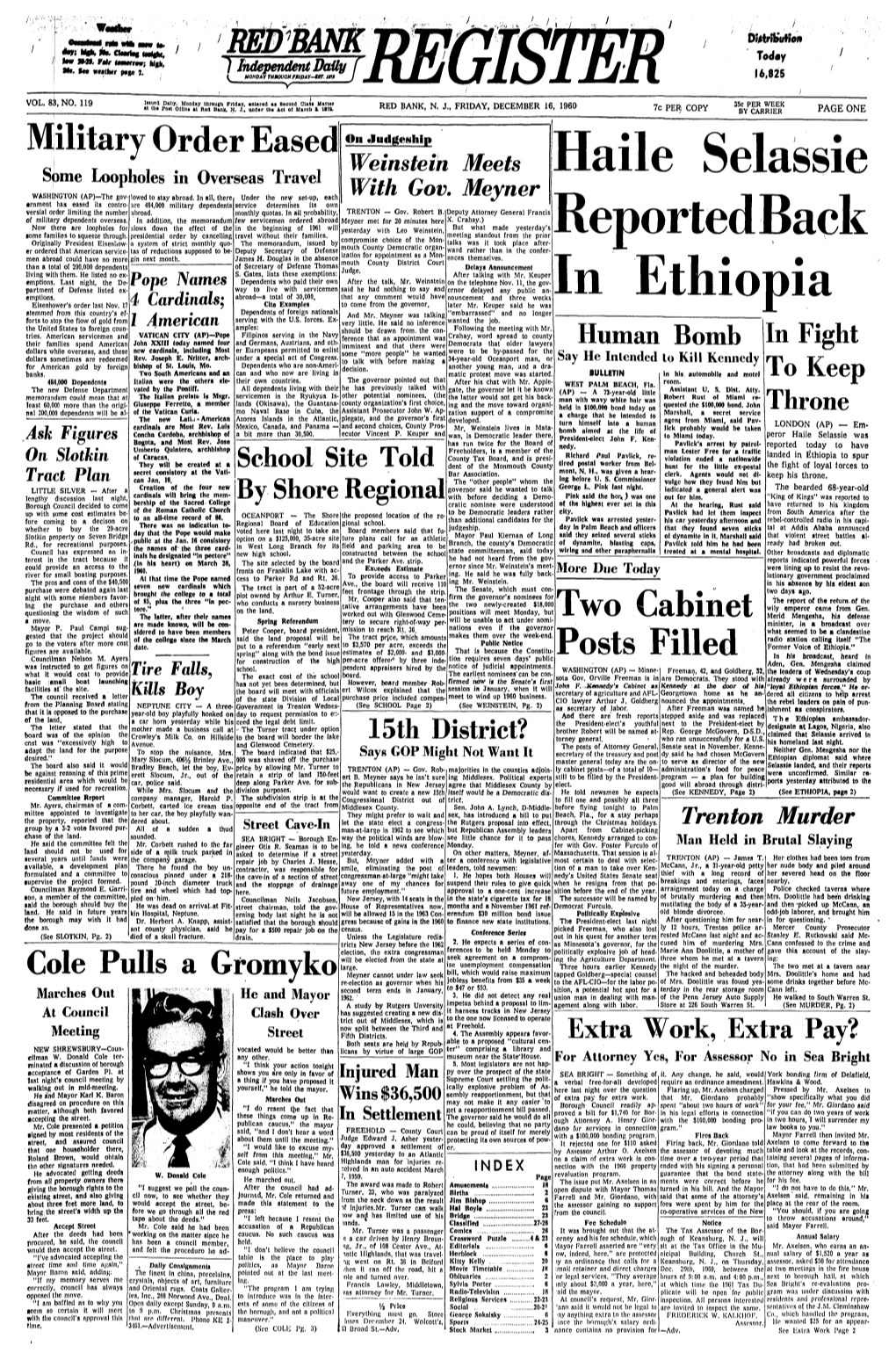 Haile Selassie Reported Back in Ethiopia