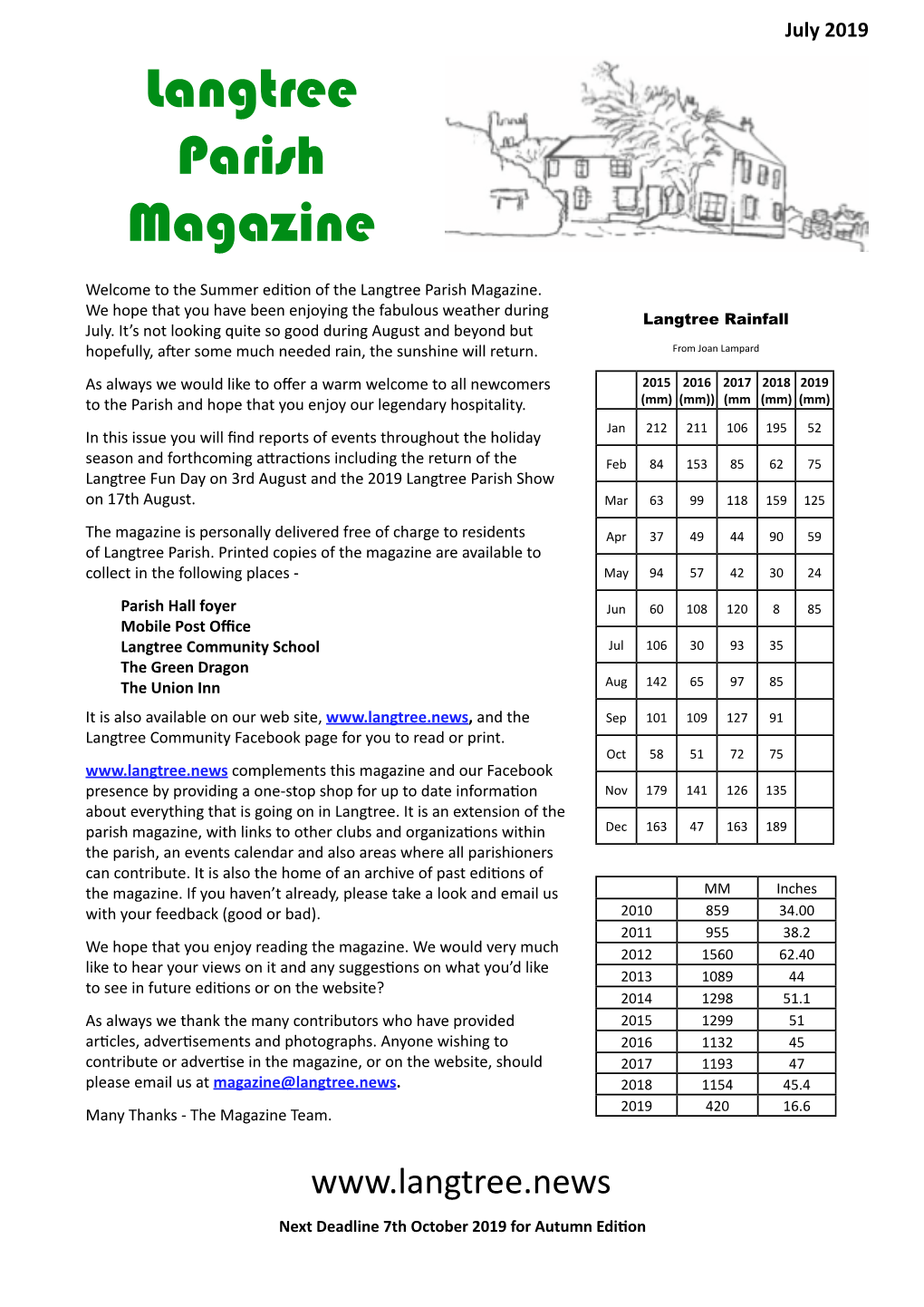 Langtree Parish Magazine