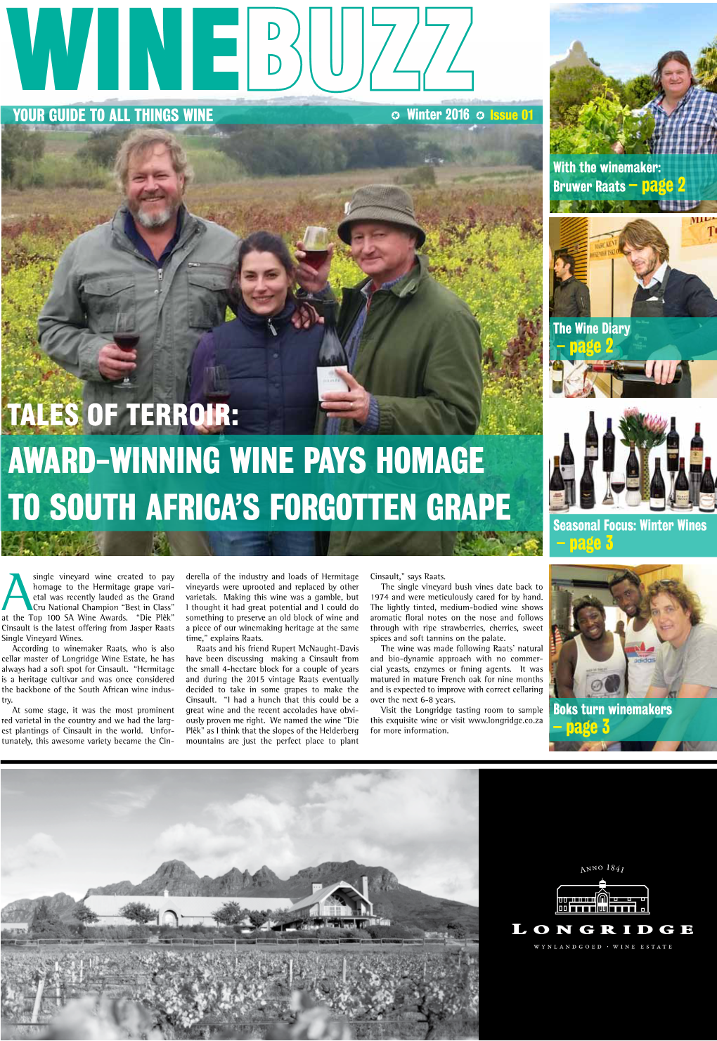 Award-Winning Wine Pays Homage to South Africa's