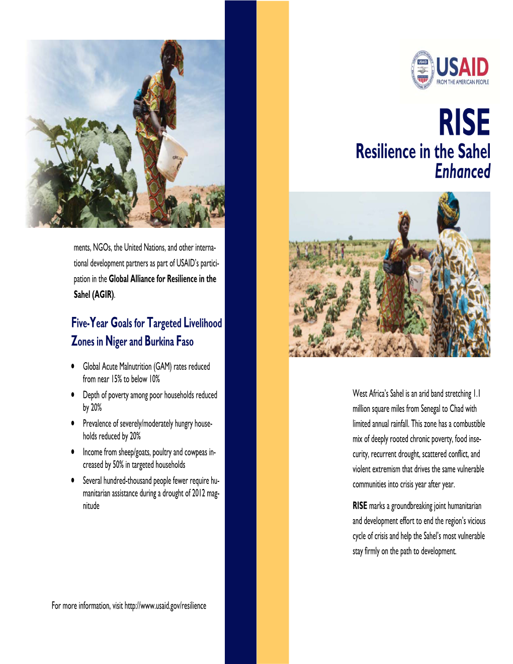 RISE Resilience in the Sahel Enhanced