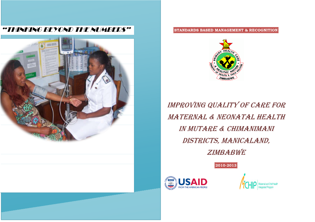 Improving QUALITY of Care for Maternal & Neonatal HEALTH