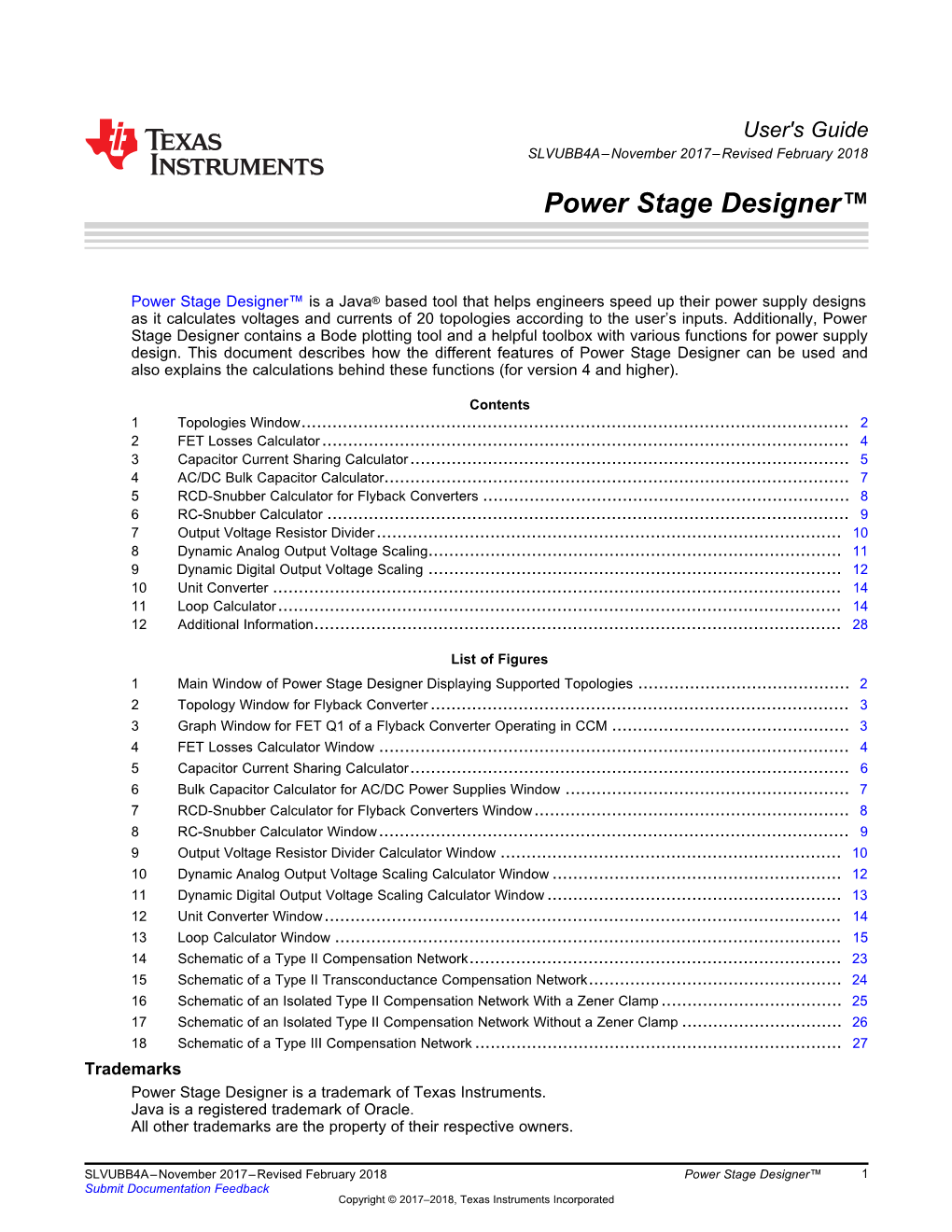 Power Stage Designer User's Guide (Rev. A)