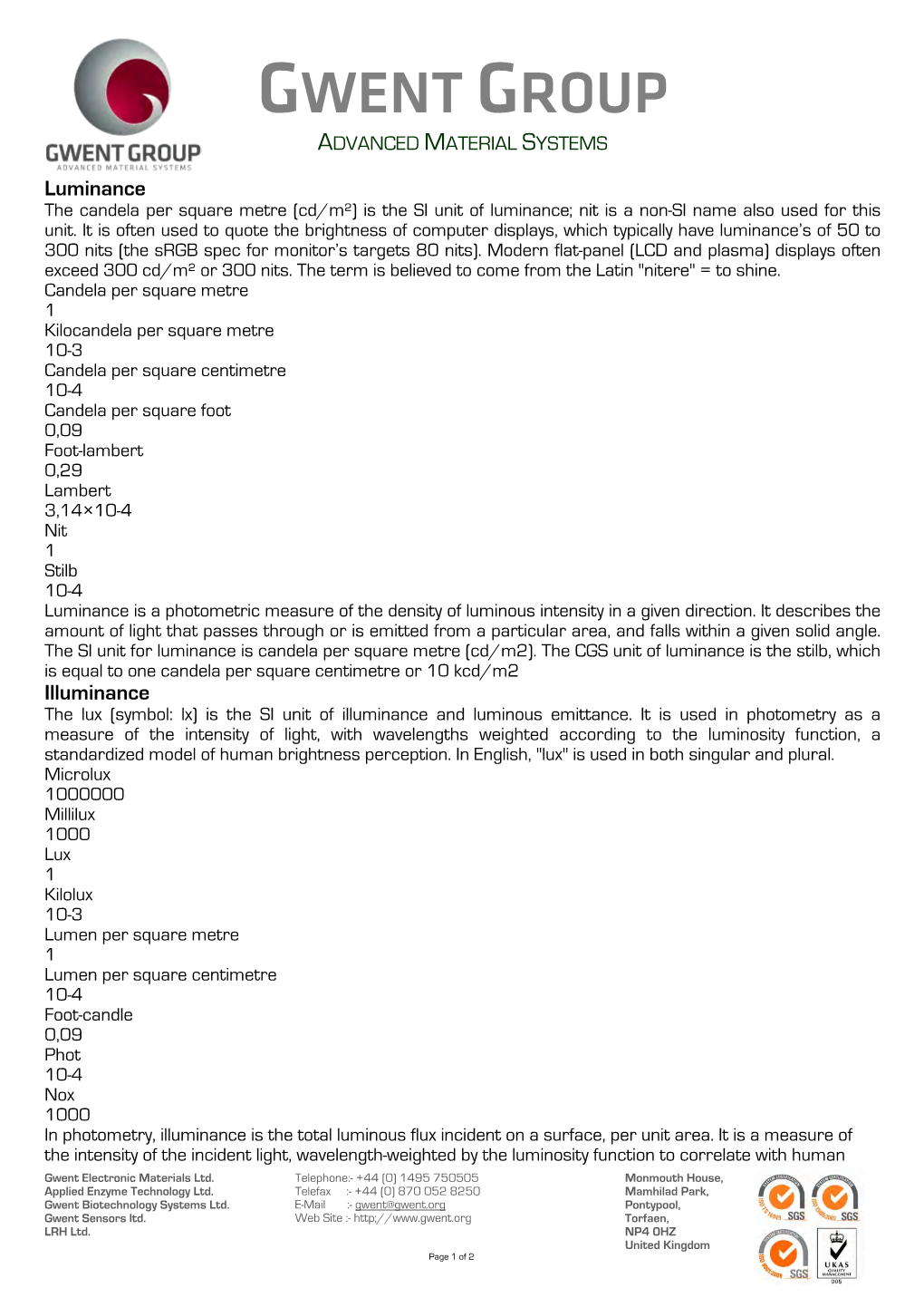 EL Light Output Definition.Pdf