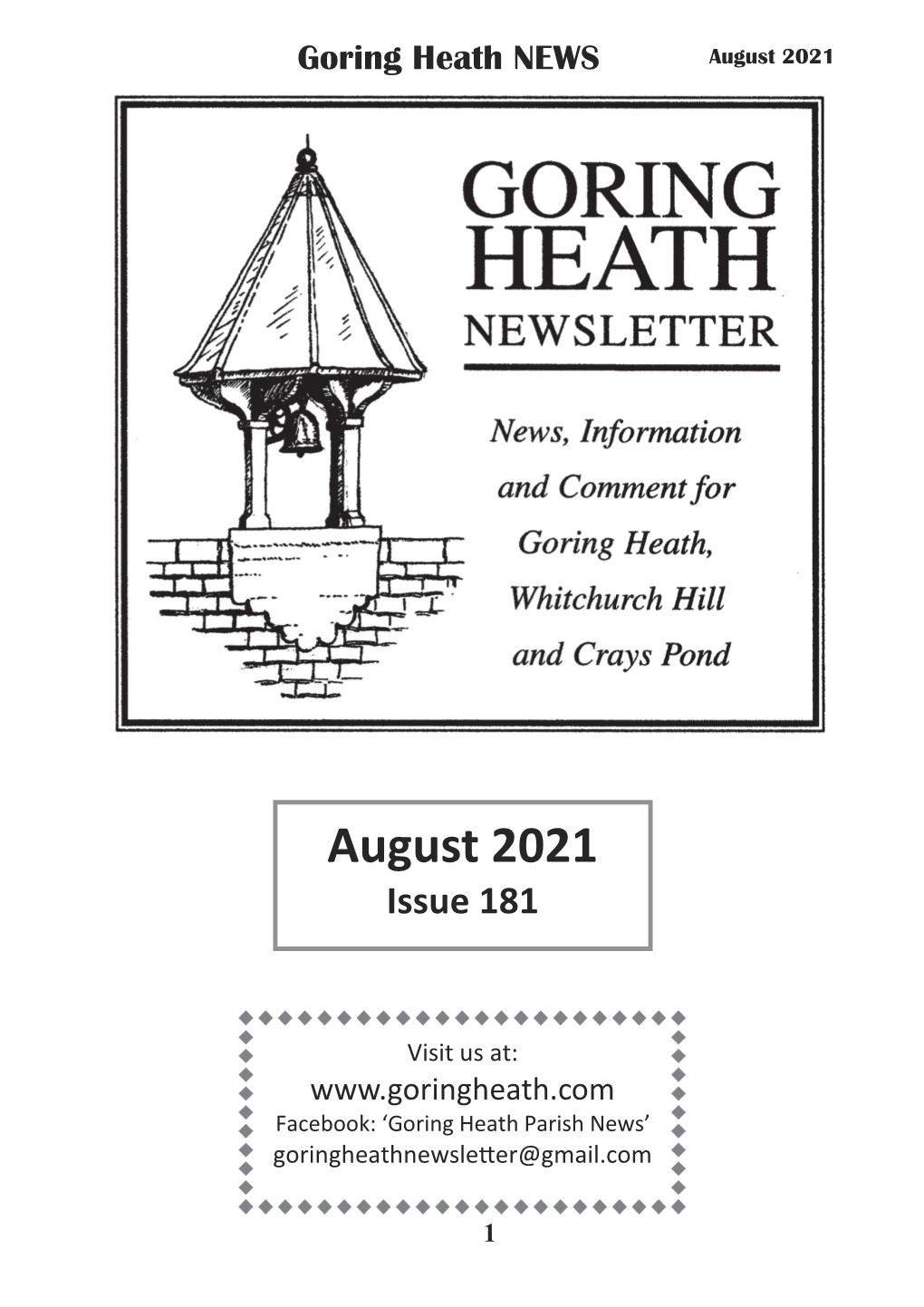 Newsletter 181 August 2021