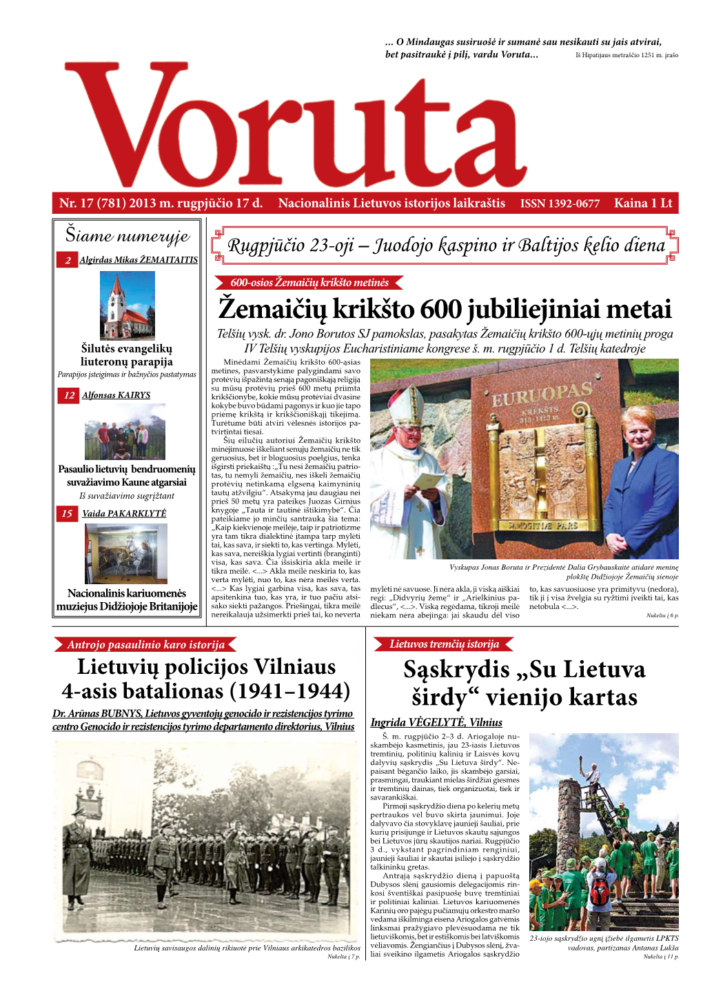 Voruta 2013, Nr. 17