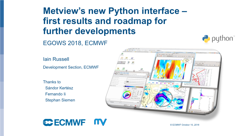 Metview's New Python Interface