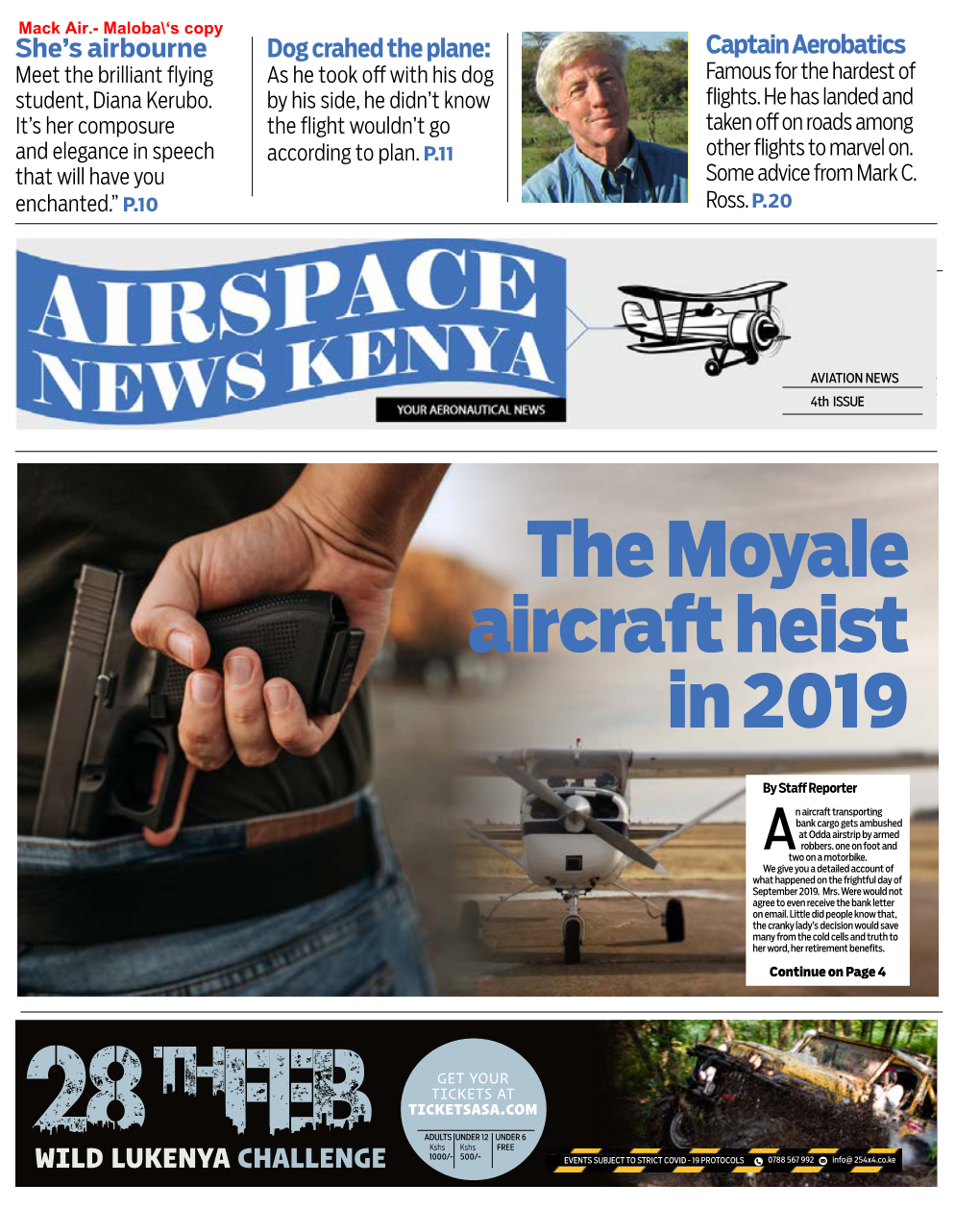 The Moyale Aircraftheist in 2019