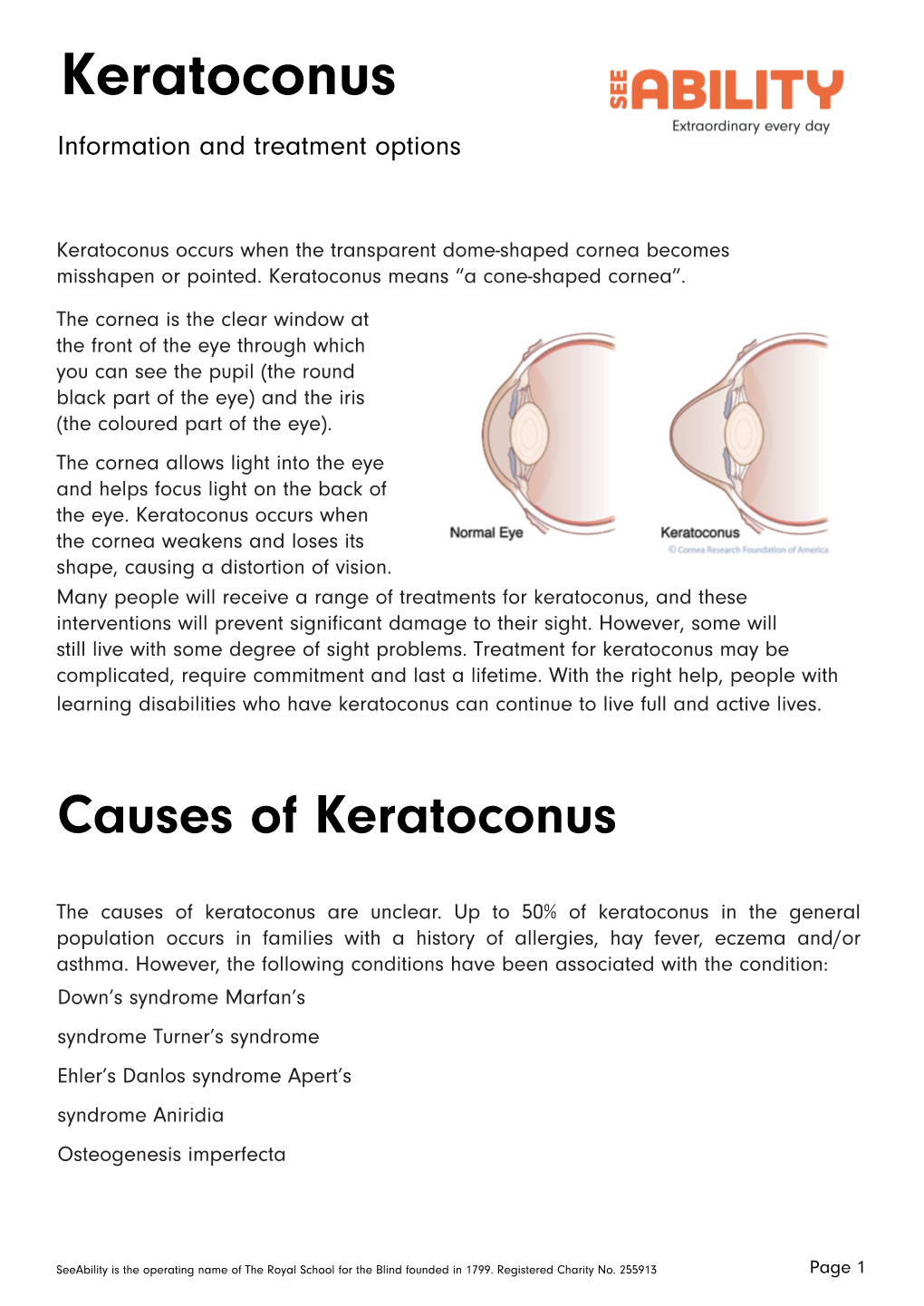 Keratoconus Information and Treatment Options