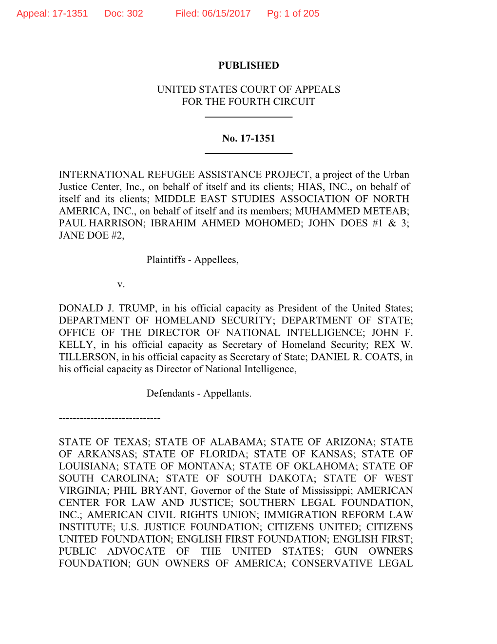 Published United States Court of Appeals for The