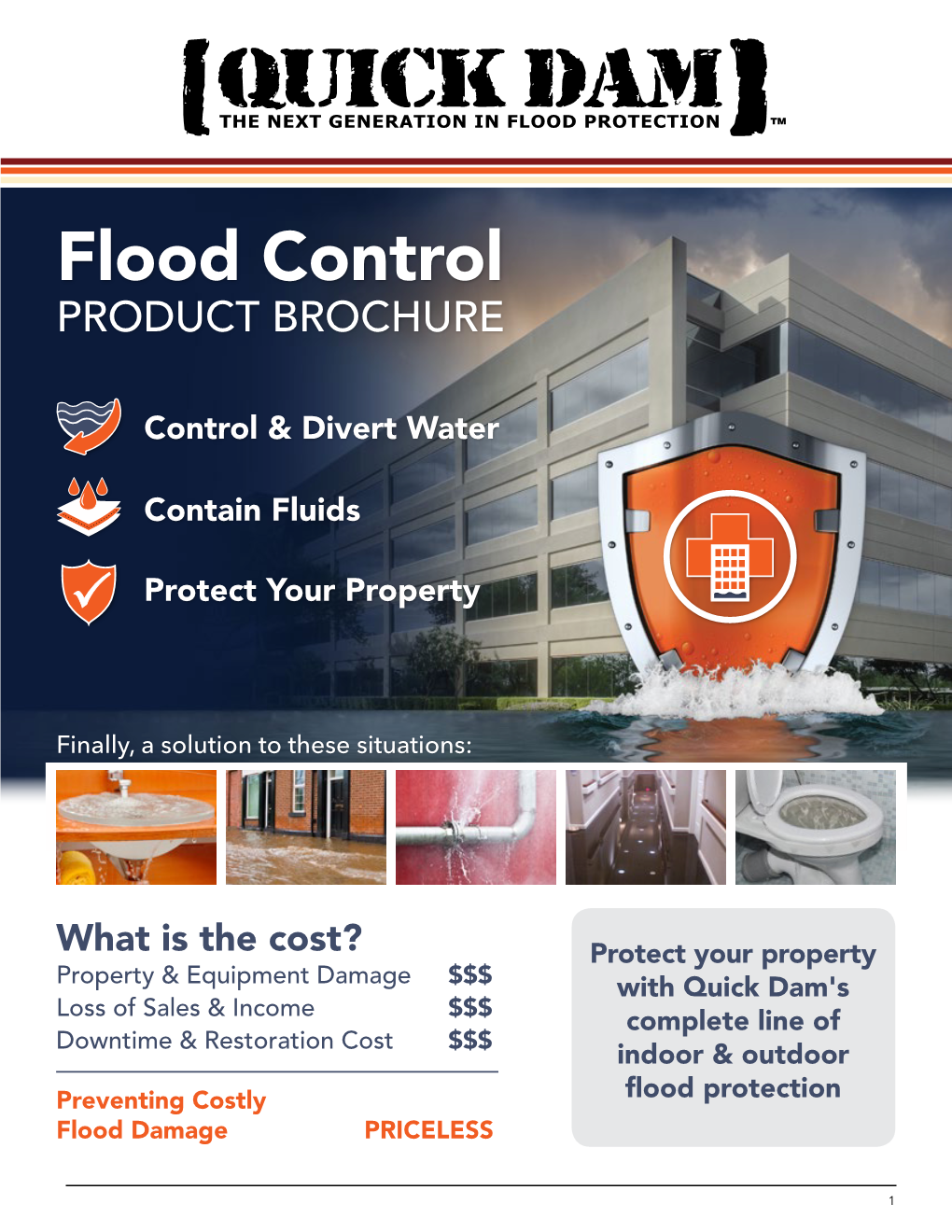 Flood Control PRODUCT BROCHURE