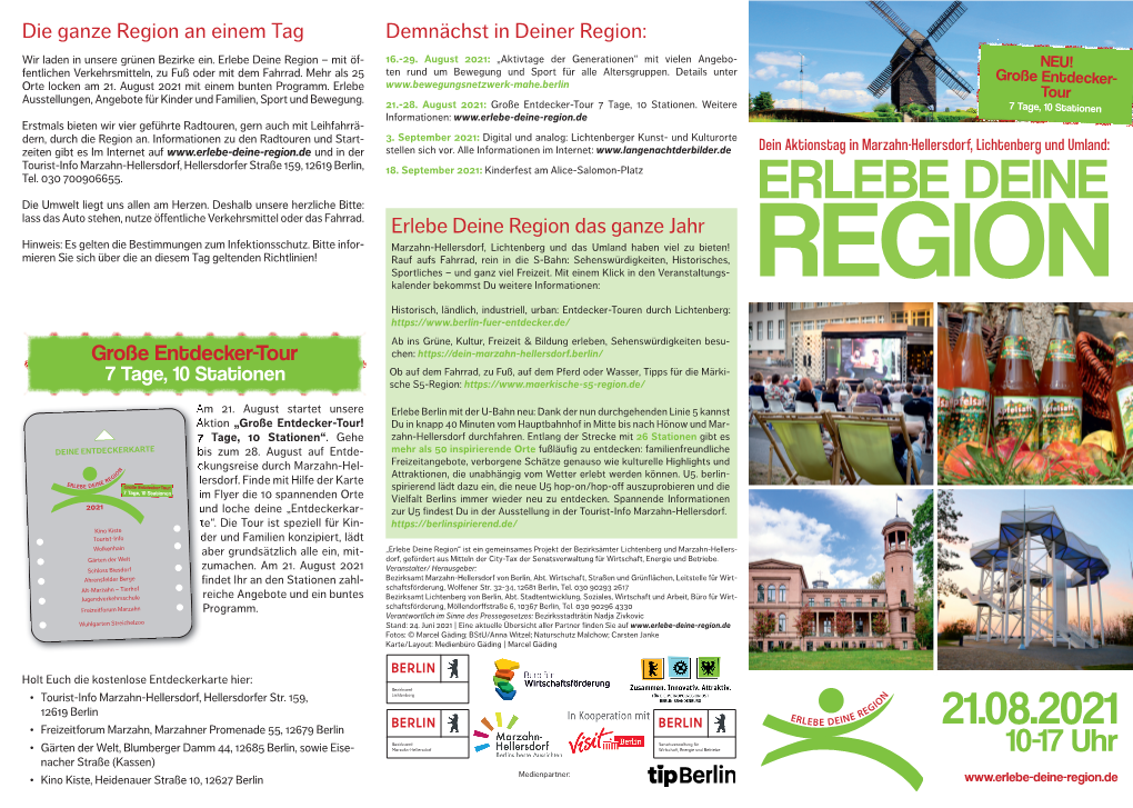 Erlebe Deine Region – Mit Öf- 16.-29