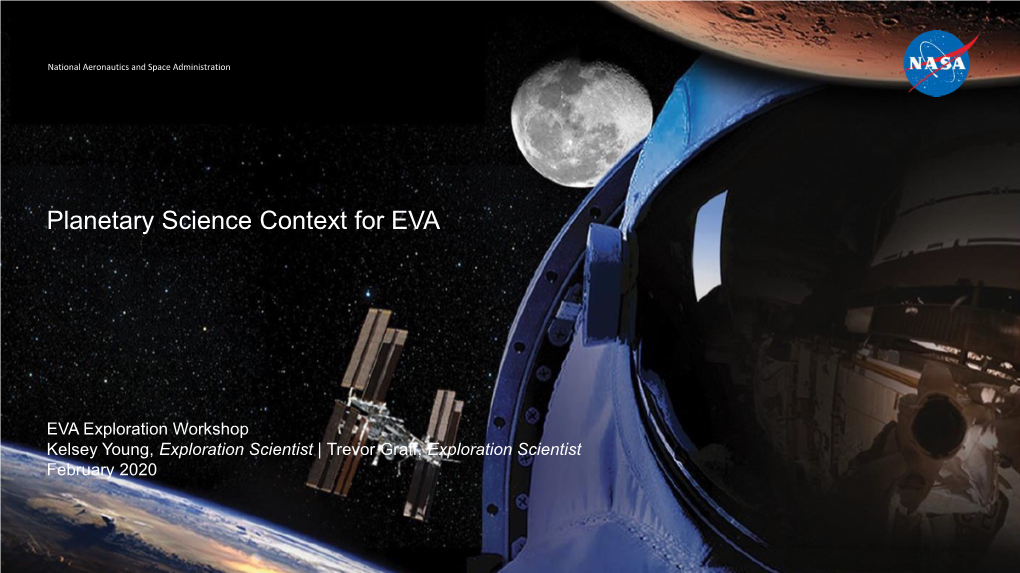 EVA Planetary Science