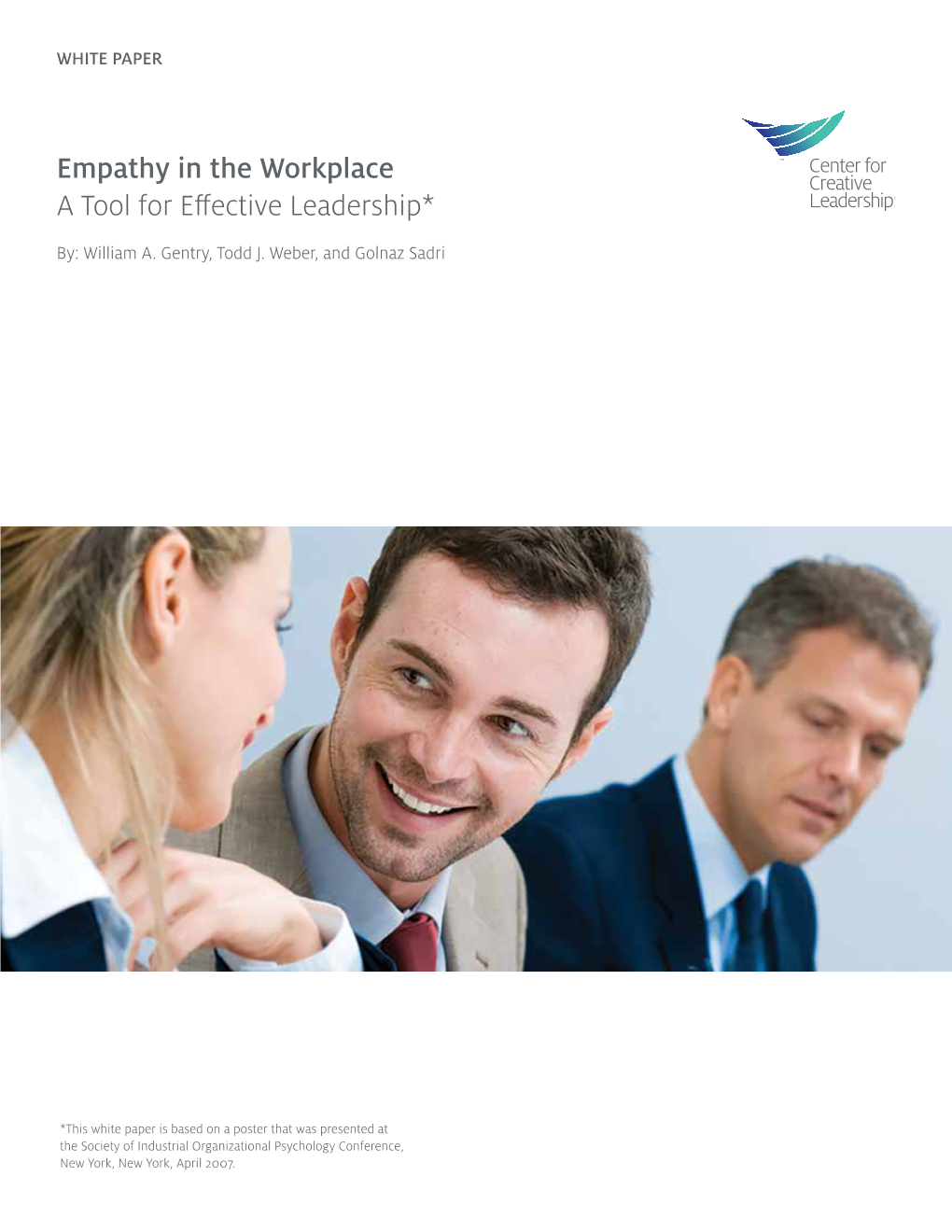 Empathy in the Workplace a Tool for Effective Leadership*