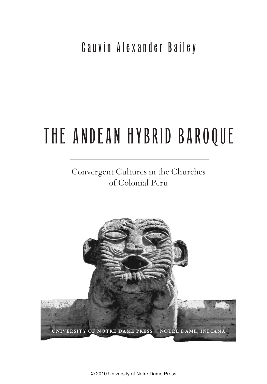 The Andean Hybrid Baroque