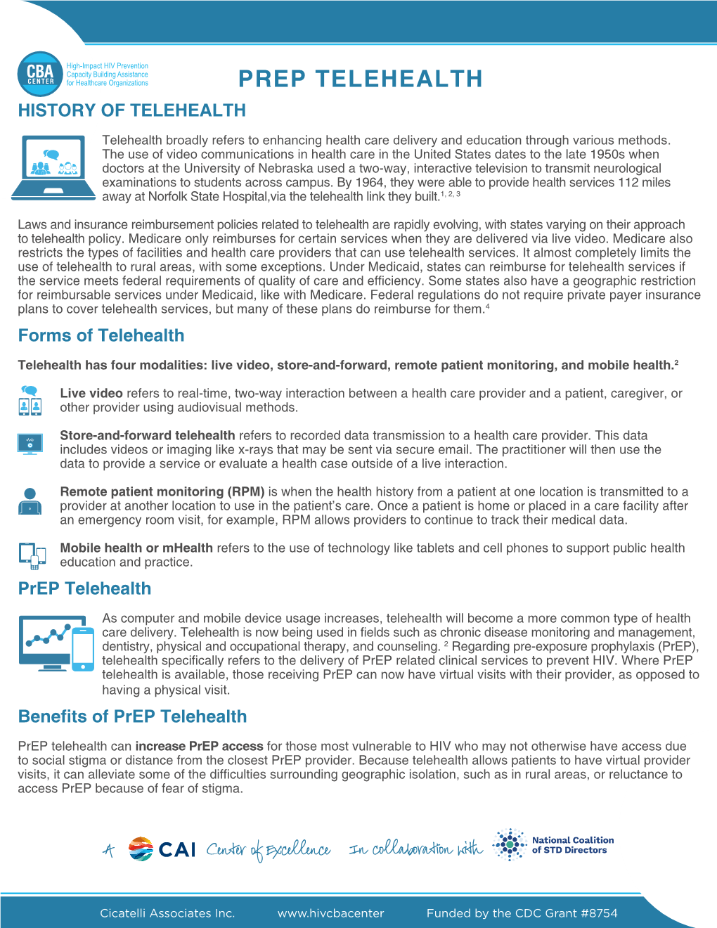 Prep Telehealth Infobrief