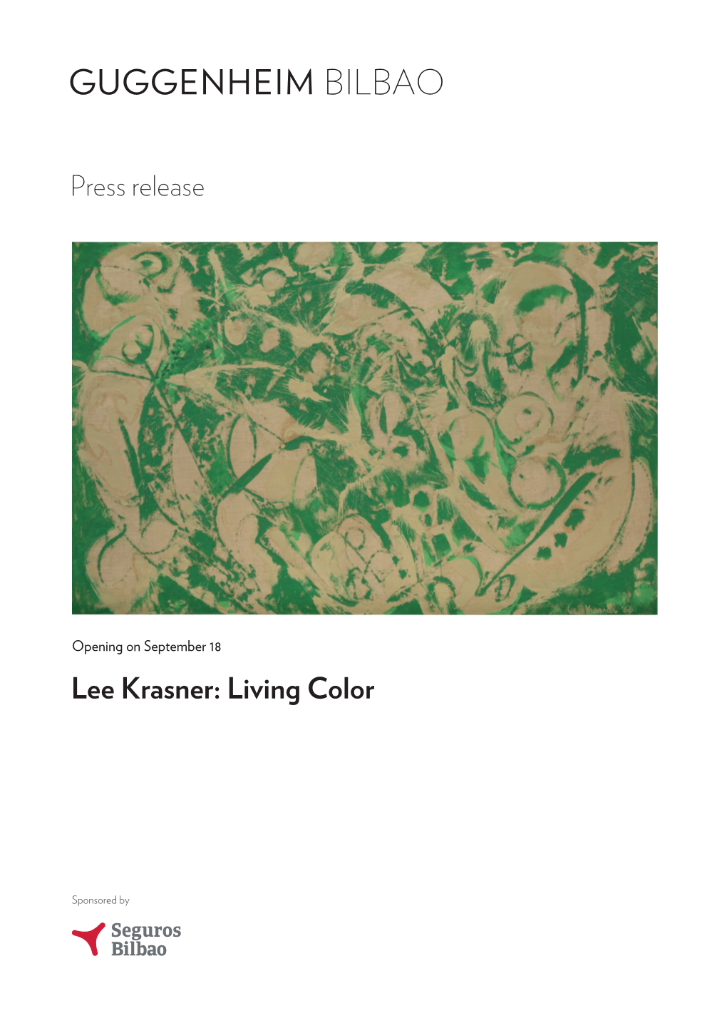 Lee Krasner: Living Color