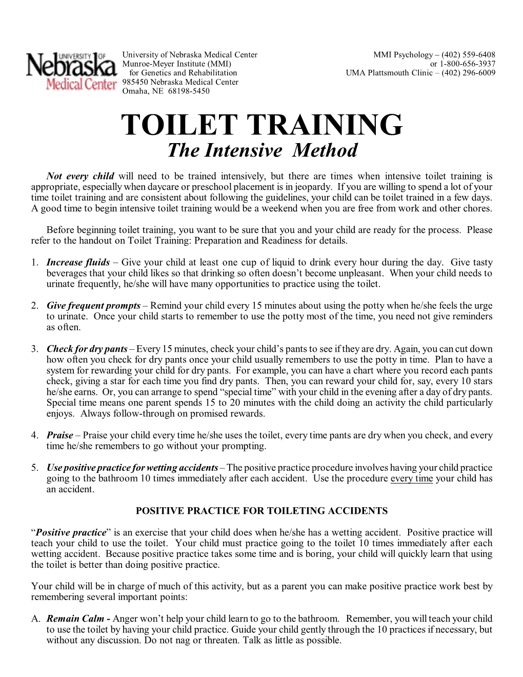 Toilet Training