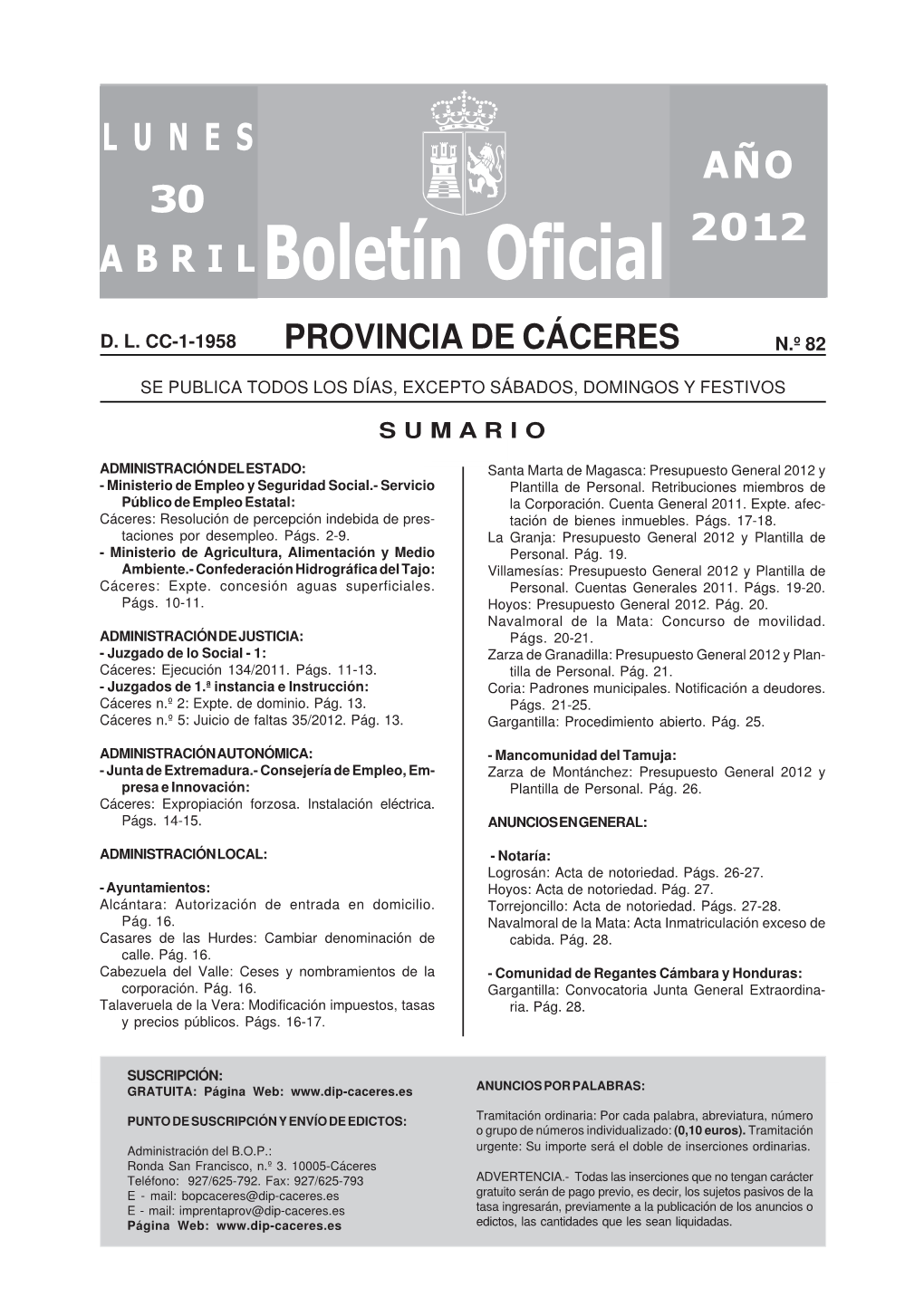 Boletín Oficial