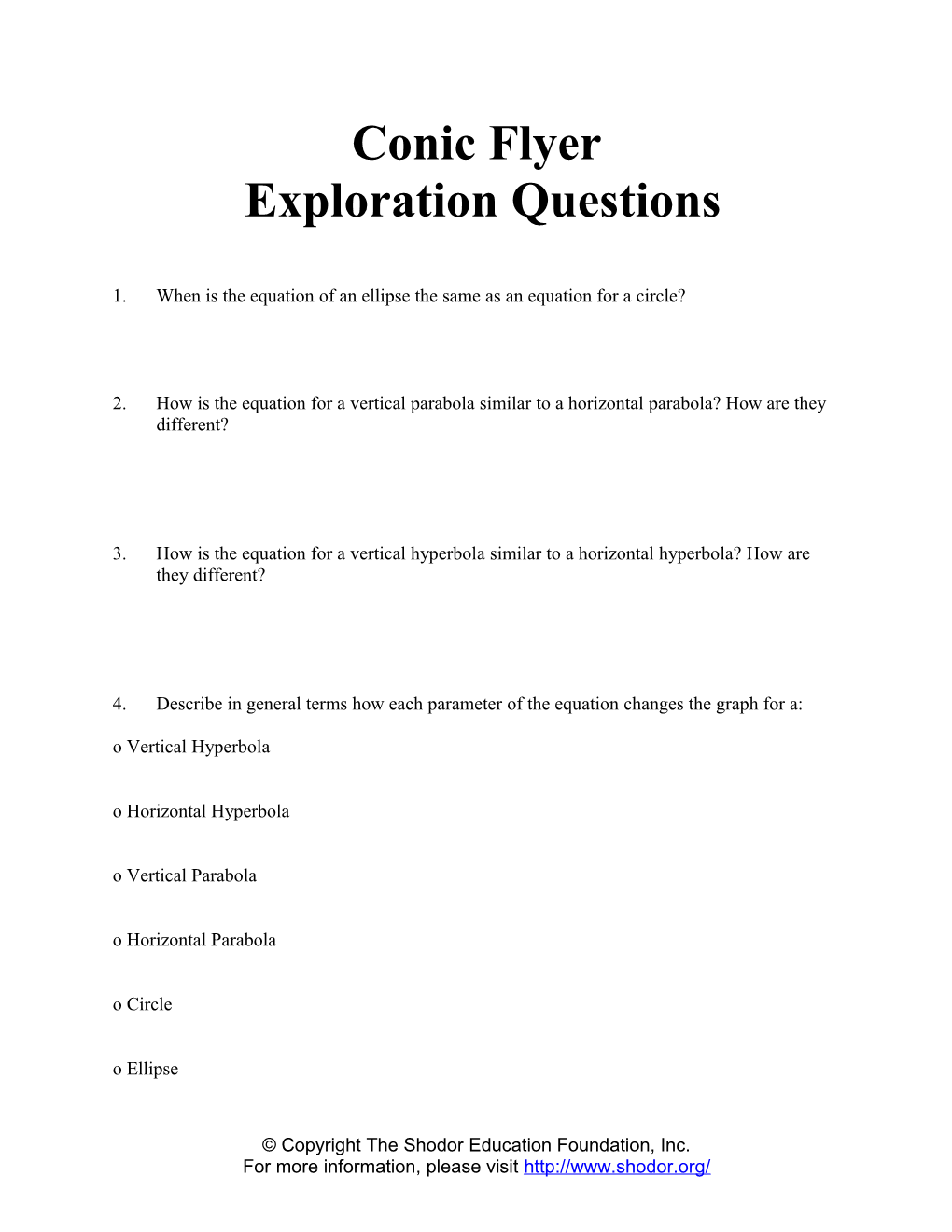 Exploration Questions s1